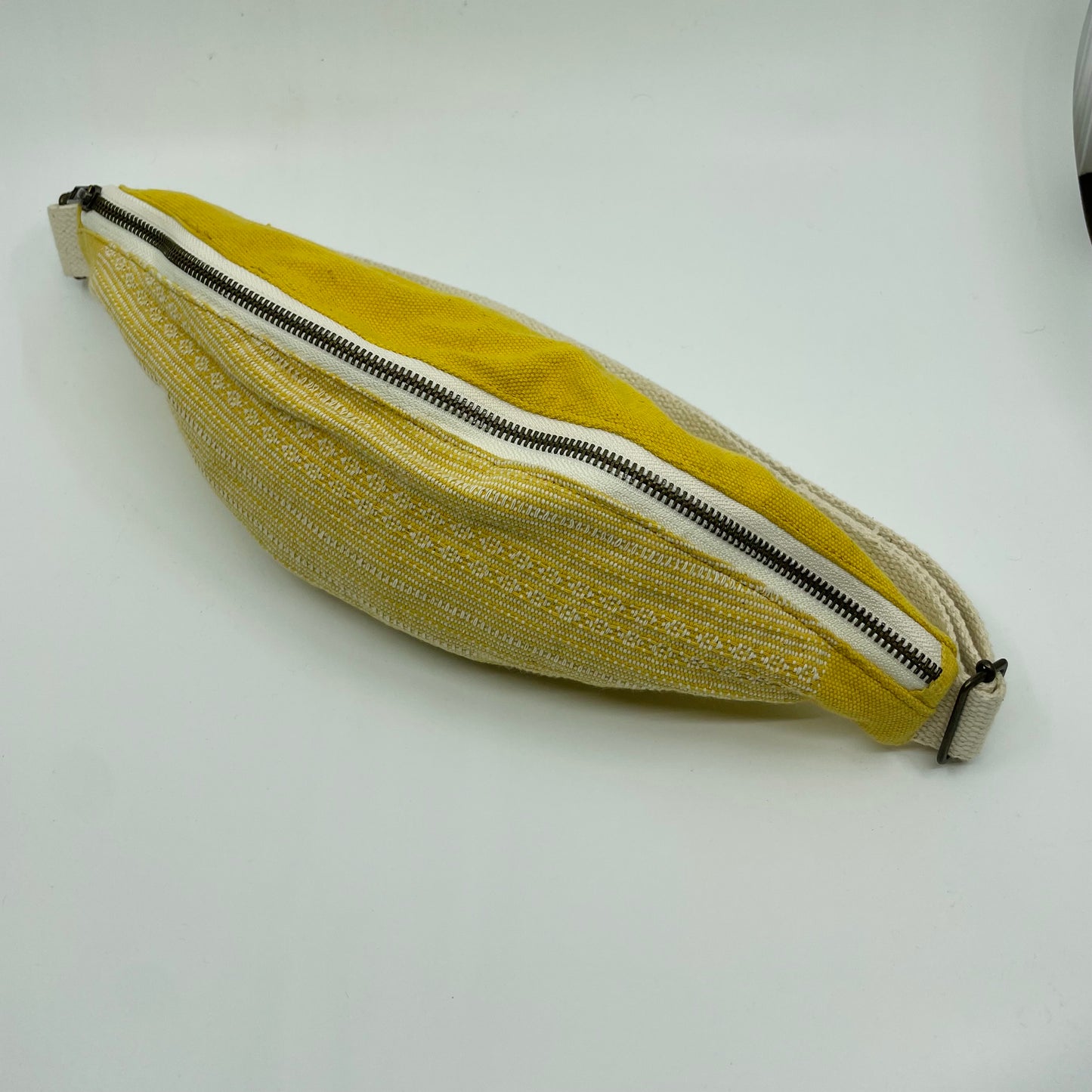 Sac banane Cils jaune avec motifs